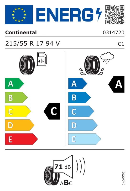 CONTINENTAL CONTIPREMIUMCONTACT 5 SEAL 215/55 R17 94V Reducere extra