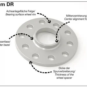 Ofertă limitată Distantiere roti H&R 3mm SKODA SKODA KAROQ 0655571 SILVER