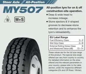 Cumpără acum YOKOHAMA MY507 315/80R22.5 156/150K