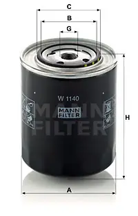 FILTRU ULEI W1140 Preferatul clienților