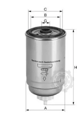 FILTRU MOTORINA P558000 Promoție