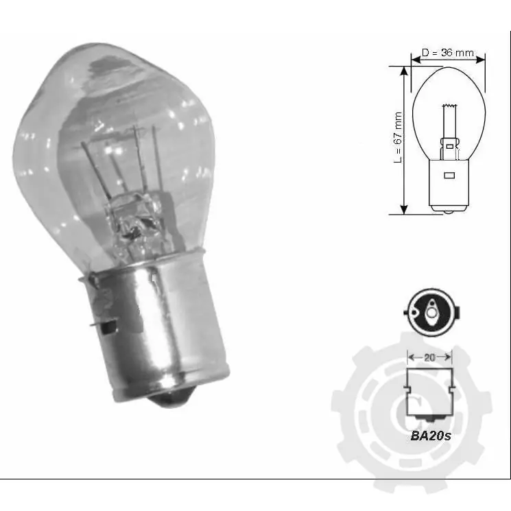 BEC 24V 35W BA20S Reducere