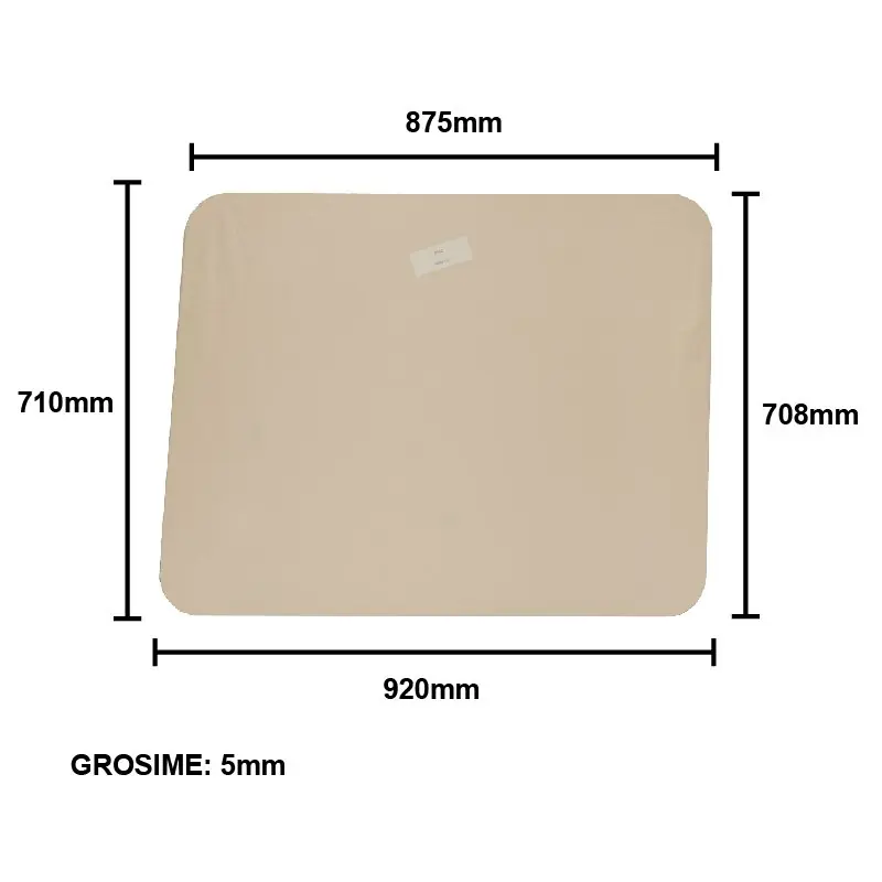 Geam AS82 920x710x5mm lateral fix cabina patrata tip vechi UTB U-650 Cel mai vândut