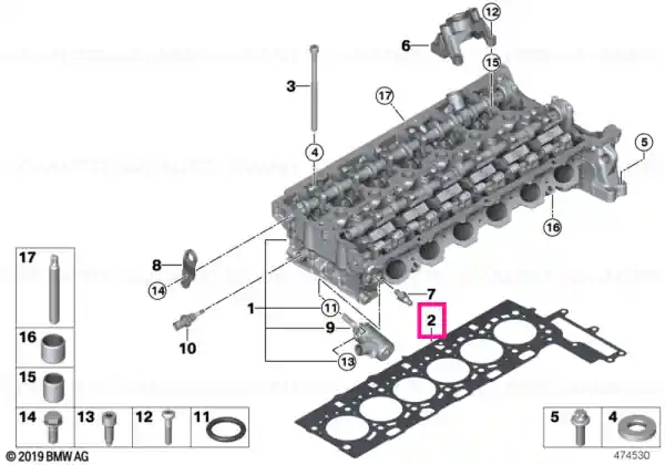 Garnitură chiulasă, 0,70MM - BMW Cumpără acum