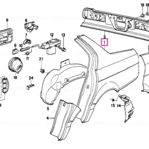 Vezi acum Right rear side panel - BMW
