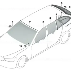 Bestseller Finisher, side window, rear left - BMW