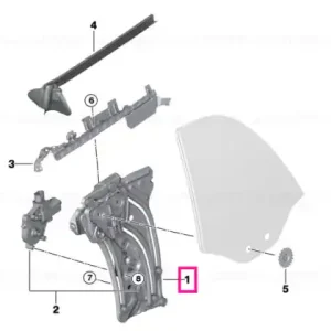 Window lifter rear left - BMW - Mini Preferatul clienților