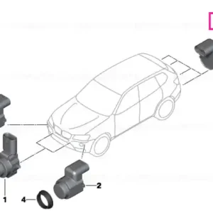 Ultrasonic sensor, Moonstone WS37 - BMW Preț promoțional