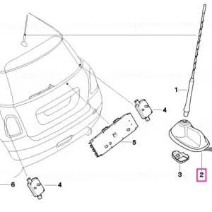 Cumpără acum Roof antenna - BMW - Mini