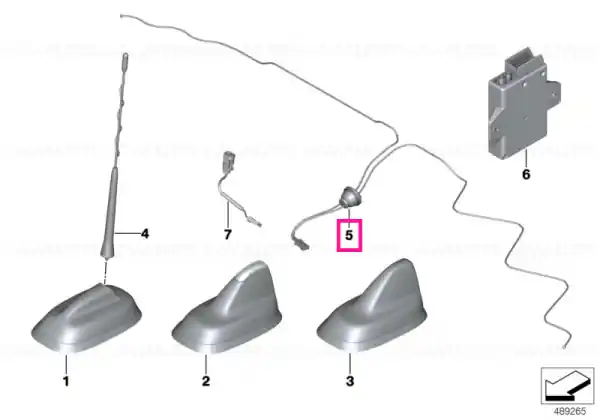 Antenna sensor AM/FM1 - BMW - Mini Livrare gratuită