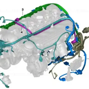 Wrng.harness,motor,sensorsystem,module 2 OPF - BMW Lichidare de stoc