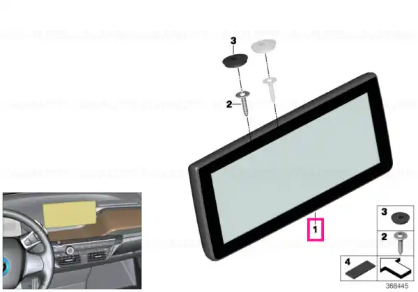 Chilipir Central information display 10,25" - BMW