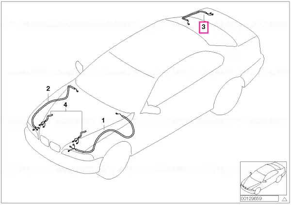 Preț promoțional Set reparație cablaj spate dreapta - BMW