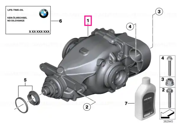 Cumpără acum Rear-axle-drive I=3,46 - BMW