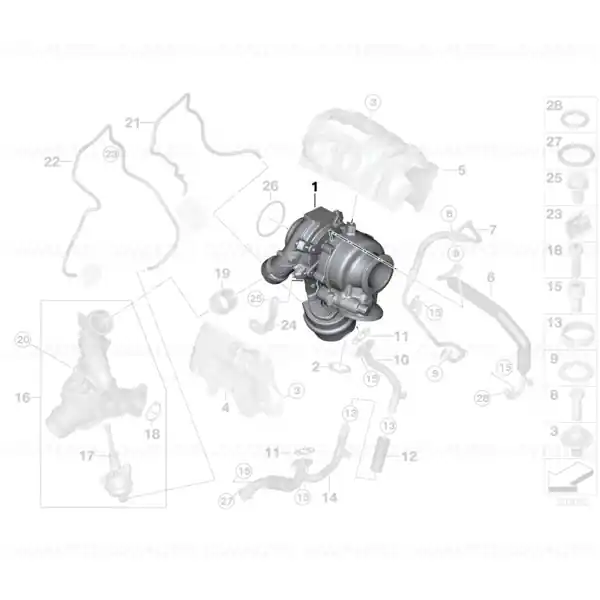 Livrare expres Turbina BMW Seria 2; X1; X2; MINI