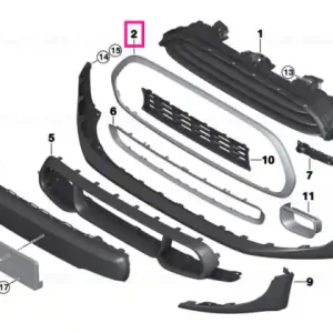 Cadru garnisaj grila - BMW - Mini Reducere extra