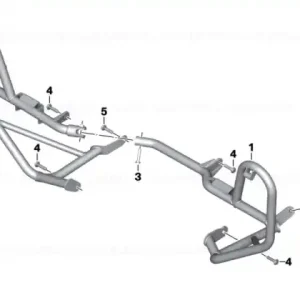 Right engine protection bar - BMW Motorrad Ofertă specială