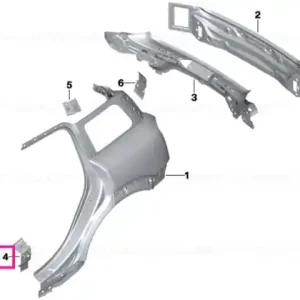 Reducere specială Reinforcement plate, sill, right - BMW - Mini