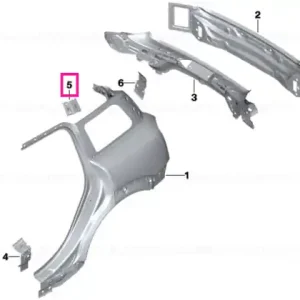 Reinforcement plate, C-pillar, right - BMW - Mini Ofertă specială