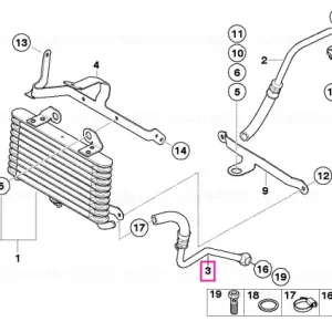 Bestseller Oil cooling pipe outlet - BMW Motorrad