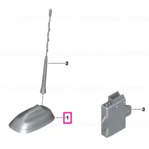 Roof antenna AM/FM/GPS/TEL - BMW - Mini Ieftin