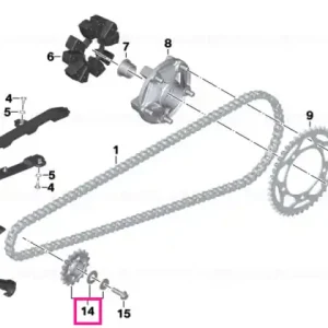 Set chain sprocket - BMW Motorrad Preț redus