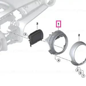 Central instrument 8,8" CHROM - BMW - Mini Transport gratuit