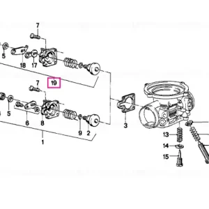Choke body left - BMW Motorrad Cel mai vândut