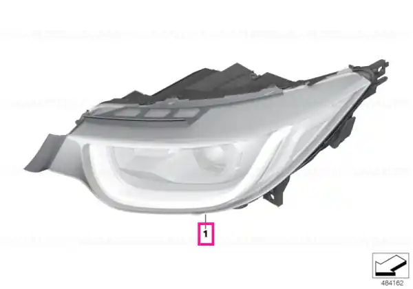 Reducere Headlight, LED, AHL, high, right - BMW