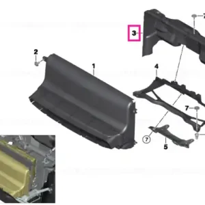 Air duct, centre front - BMW Ofertă de sezon