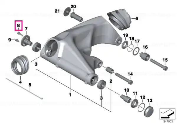 Bestseller Șurub M6X15-8.8.MKL - BMW Motorrad