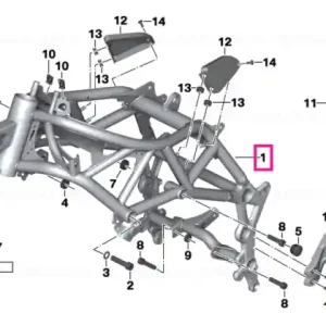 Cumpără acum Front frame without VIN RACING-RED - BMW Motorrad