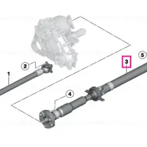 Ansamblu arbore transmisie spate L=1330MM - BMW Cumpărături sigure