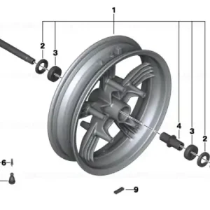 Reduceri Spacer bushing, exterior - BMW Motorrad