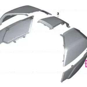 Retur gratuit Outer shell for topcase bottom sect.left BLACKSTORM - BMW Motorrad