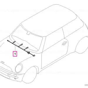 Vezi acum Wiring harness, instrument panel - BMW - Mini