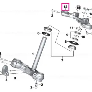Retur gratuit Upper fork cross brace - BMW Motorrad