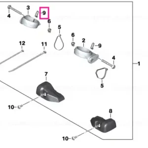 Discount Cable tie L=100 / B=2.45 - BMW Motorrad
