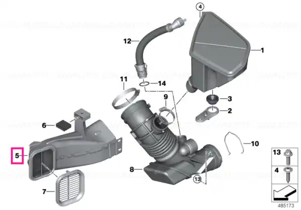 Ofertă de sezon Intake duct - BMW