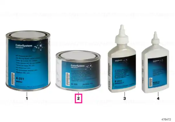 Ieftin HC basic colour met.crystal silver fine 500ML M99/24 - BMW