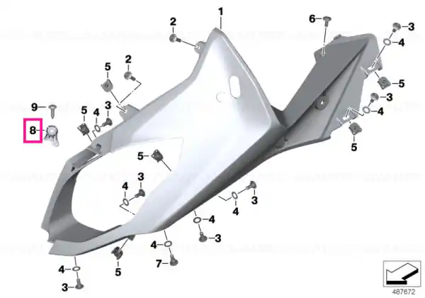 Reducere specială Hold-down device - BMW Motorrad