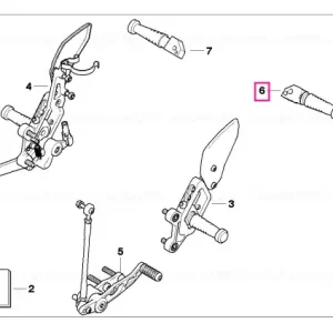 Comandă acum HP pillion footrest, left - BMW Motorrad