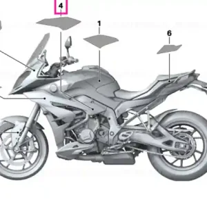 Cel mai vândut Decor fairing side panel, rear left - BMW Motorrad