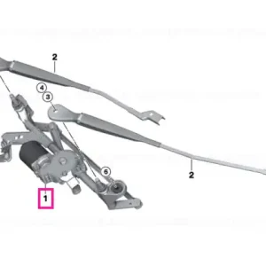 Wiper system, complete - BMW Ieftin