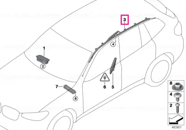 Calitate înaltă Head airbag, right - BMW
