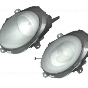 Vezi acum Right headlight, white turn indicator - BMW - Mini