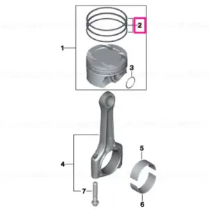 Cumpără acum Kit reparație segmenți piston (0) - BMW - Mini