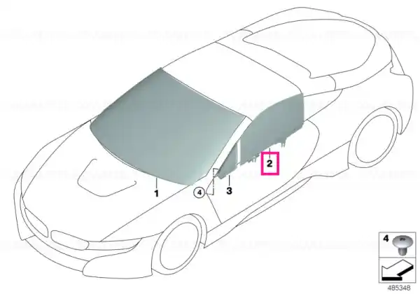 Side window, door, left front - BMW Vezi acum