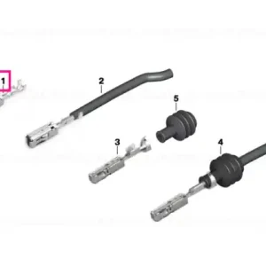 Socket contact MCP 2.8 1,5-2,5 MM² AG - BMW - Mini Livrare rapidă