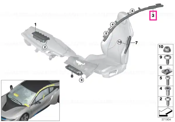 Ieftin Head airbag, left - BMW
